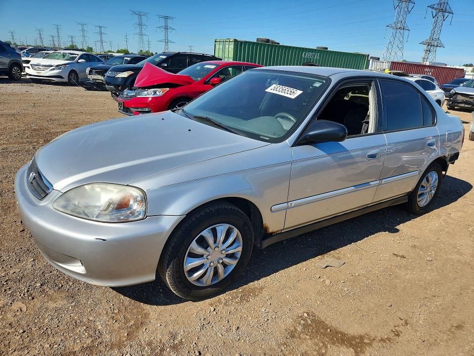 2000 Honda Civic მანქანა იყიდება აუქციონზე, vin: 2HGEJ6618YH565319, აუქციონის ნომერი: 58356556