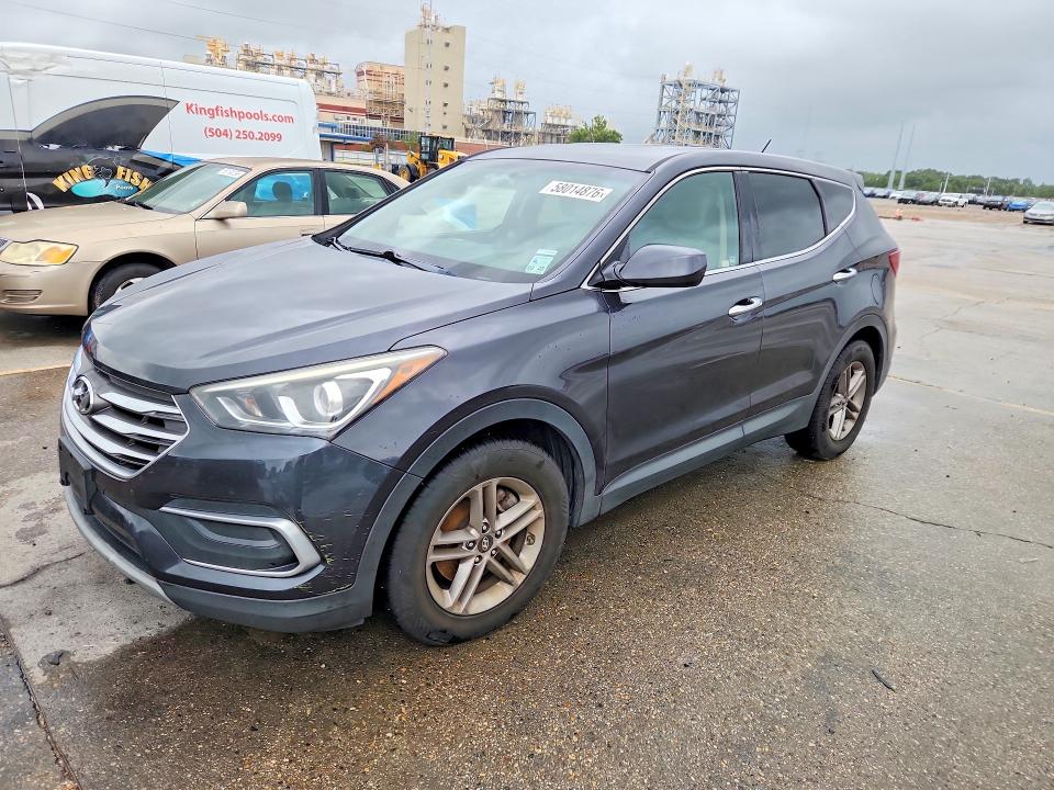 58014876 :رقم المزاد ، 5XYZTDLB1JG567011 vin ، 2018 Hyundai Santa Fe Sport مزاد بيع