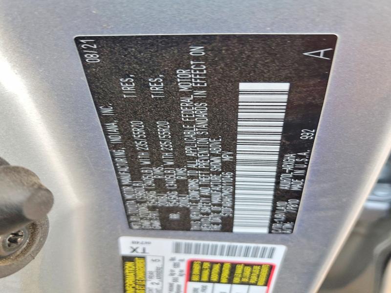 2021 Toyota Highlander მანქანა იყიდება აუქციონზე, vin: 5TDFARAH7MS011046, აუქციონის ნომერი: 57967376