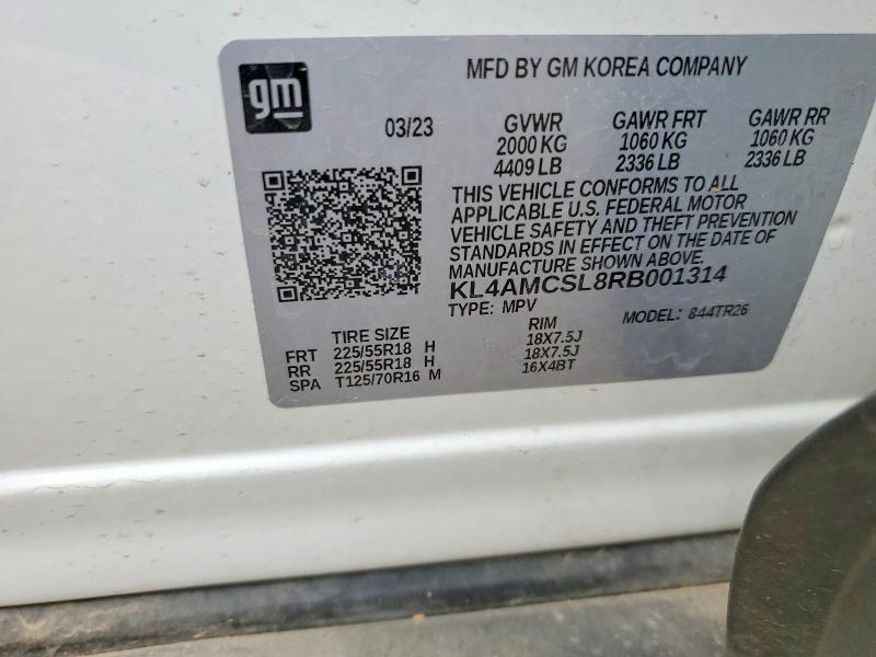 56090516 :رقم المزاد ، KL4AMCSL8RB001314 vin ، 2024 Buick Encore Gx مزاد بيع