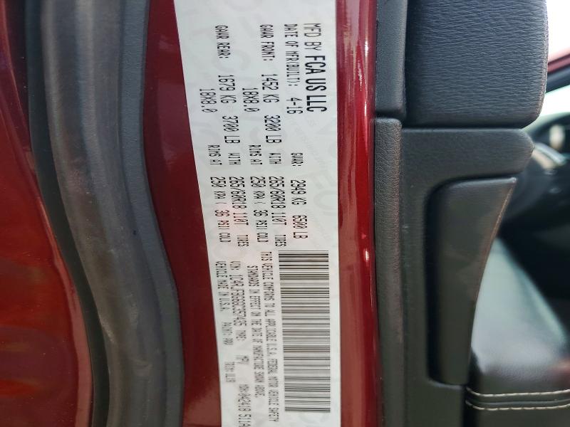 Продажа на аукционе авто 2016 Jeep Grand Cherokee, vin: 1C4RJFBG6GC357435, номер лота: 57212956