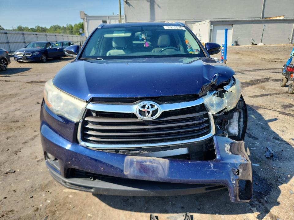 2016 Toyota Highlander მანქანა იყიდება აუქციონზე, vin: 5TDJKRFH9GS300014, აუქციონის ნომერი: 59249976