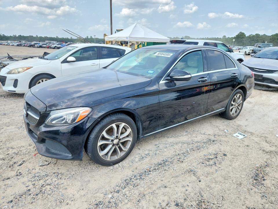 58464586 :رقم المزاد ، 55SWF4KB7FU002710 vin ، 2015 Mercedes-benz C مزاد بيع