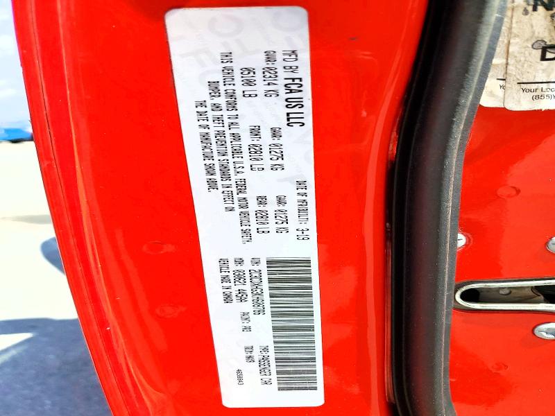 2019 Dodge Charger მანქანა იყიდება აუქციონზე, vin: 2C3CDXHG3KH608786, აუქციონის ნომერი: 55673876