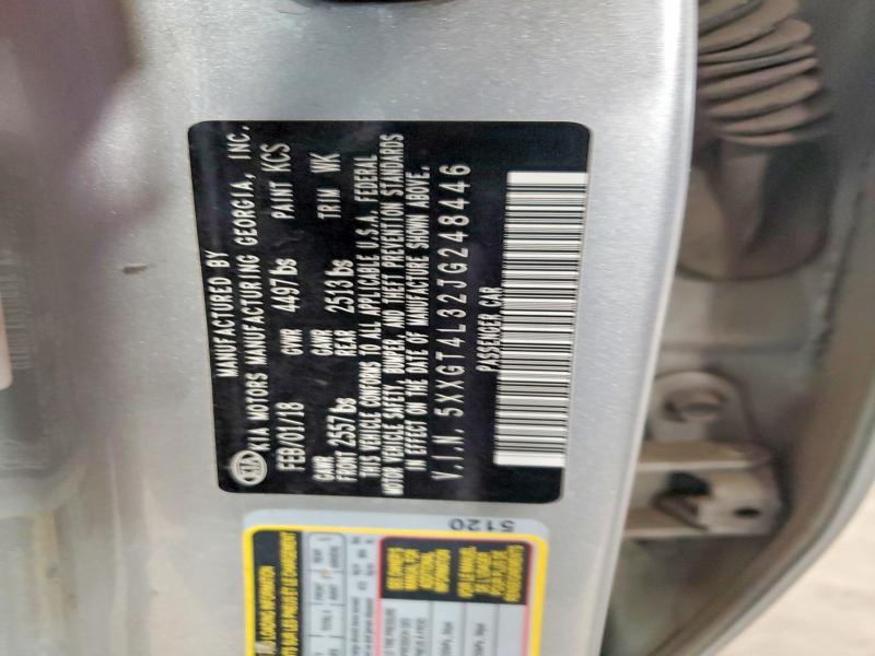 2018 Kia Optima მანქანა იყიდება აუქციონზე, vin: 5XXGT4L32JG248446, აუქციონის ნომერი: 57575146
