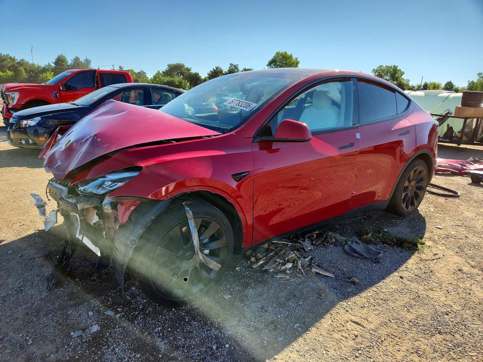 2022 Tesla Model Y მანქანა იყიდება აუქციონზე, vin: 7SAYGDEEXNF343579, აუქციონის ნომერი: 57783206