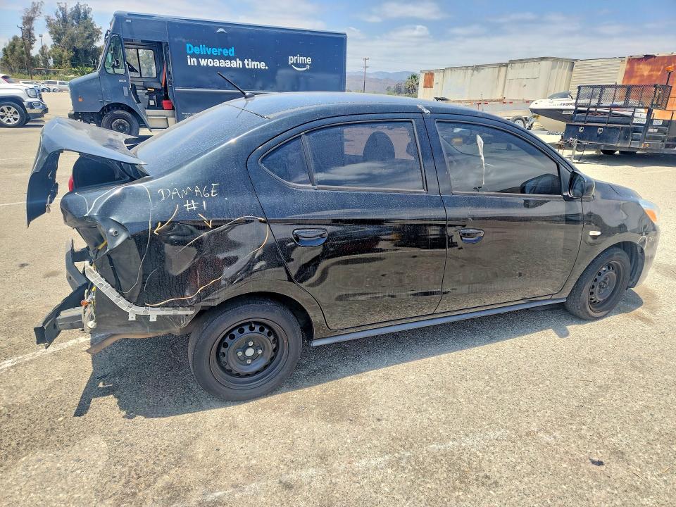 57538096 :رقم المزاد ، ML32F3FJ6LHF06100 vin ، 2020 Mitsubishi Mirage مزاد بيع