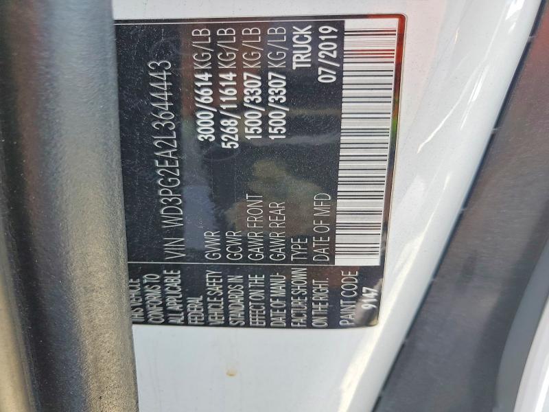 Aukcja sprzedaży 2020 Mercedes-benz Metris, vin: WD3PG2EA2L3644443, numer aukcji: 56070836