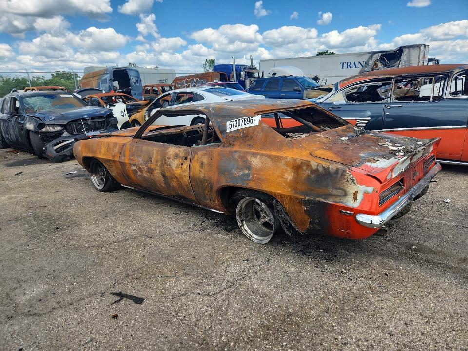 57307896 :رقم المزاد ، 124379N651270 vin ، 1969 Chevrolet Camaro مزاد بيع