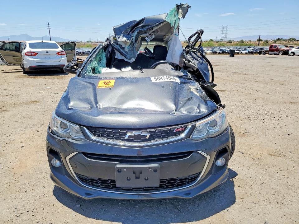 2018 Chevrolet Sonic მანქანა იყიდება აუქციონზე, vin: 1G1JD6SGXJ4101829, აუქციონის ნომერი: 56974666
