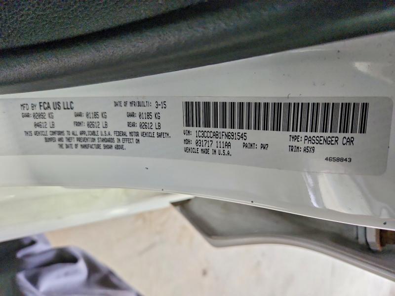 Aukcja sprzedaży 2015 Chrysler 200, vin: 1C3CCCAB1FN691545, numer aukcji: 56683826