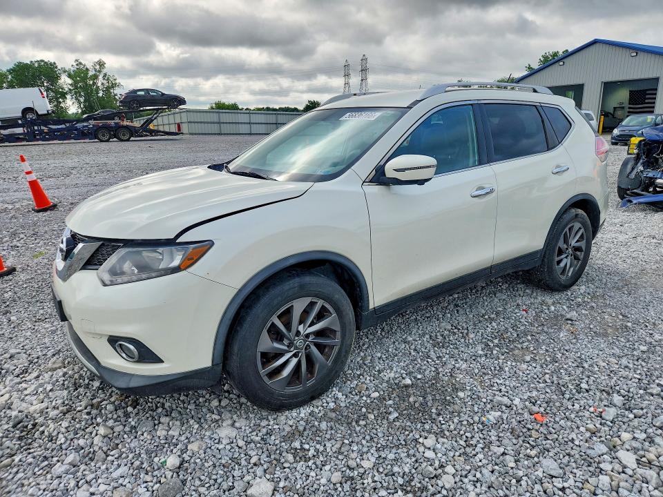 Продажа на аукционе авто 2016 Nissan Rogue, vin: KNMAT2MT5GP689062, номер лота: 56836166