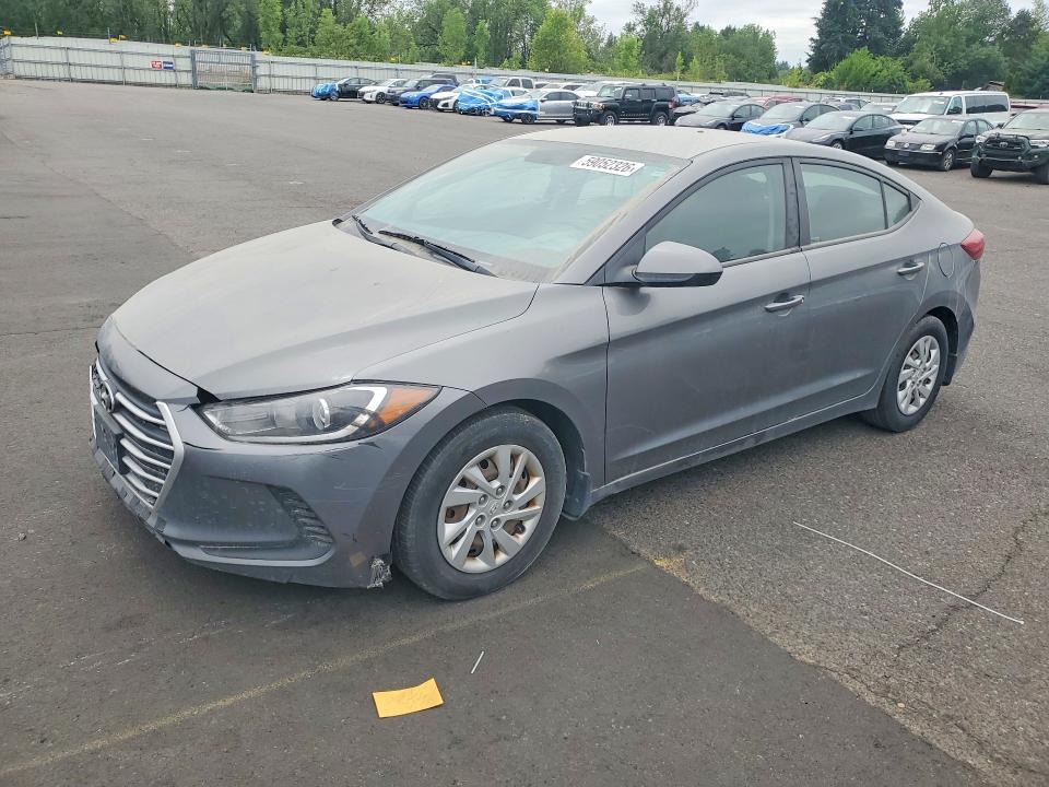 59052326 :رقم المزاد ، 5NPD74LFXJH330253 vin ، 2018 Hyundai Elantra مزاد بيع