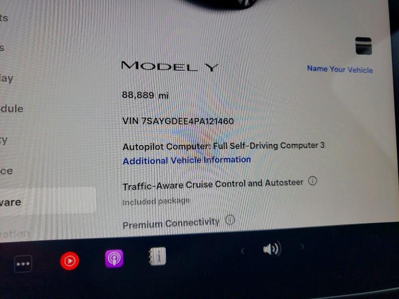 Aukcja sprzedaży 2023 Tesla Model Y, vin: 7SAYGDEE4PA121460, numer aukcji: 57146006