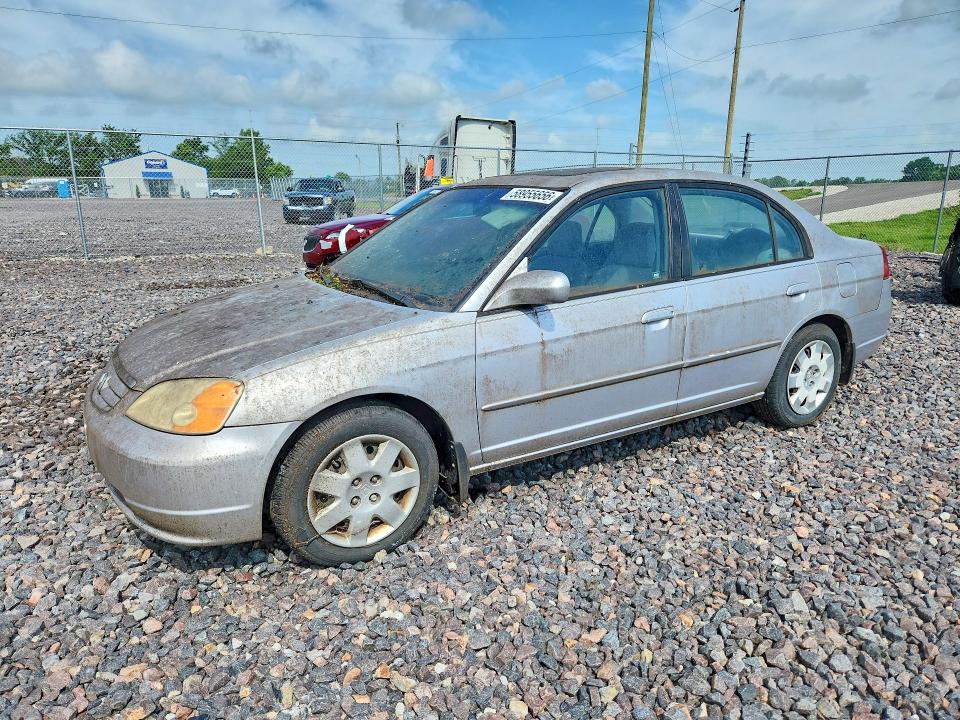 Auction sale of the 2002 Honda Civic, vin: 1HGES26892L060547, lot number: 58955656