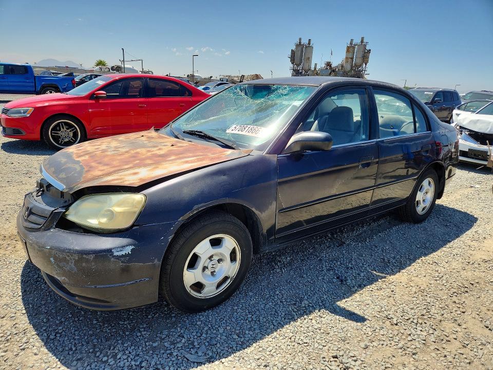 57081866 :رقم المزاد ، 2HGES16571H578894 vin ، 2001 Honda Civic مزاد بيع