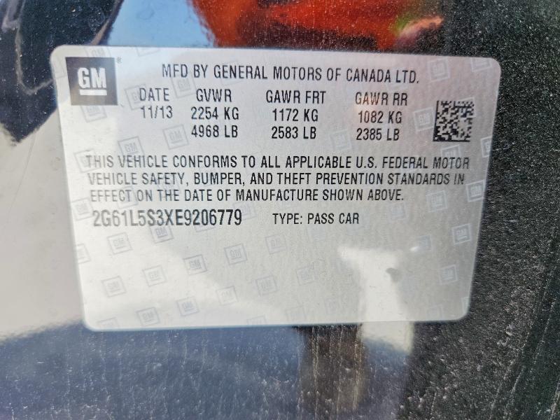 Продаж на аукціоні авто 2014 Cadillac Xts, vin: 2G61L5S3XE9206779, номер лоту: 58487146