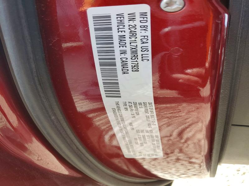 Aukcja sprzedaży 2021 Chrysler Pacifica, vin: 2C4RC1L7XMR517928, numer aukcji: 58624276
