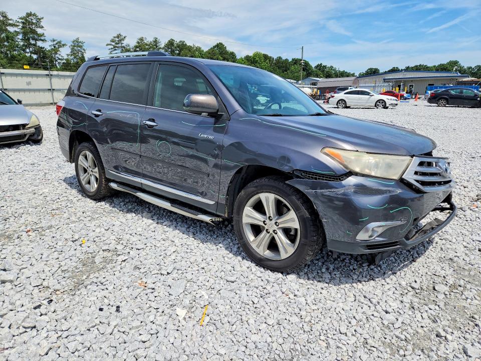 2012 Toyota Highlander მანქანა იყიდება აუქციონზე, vin: 5TDYK3EH2CS053250, აუქციონის ნომერი: 57416106