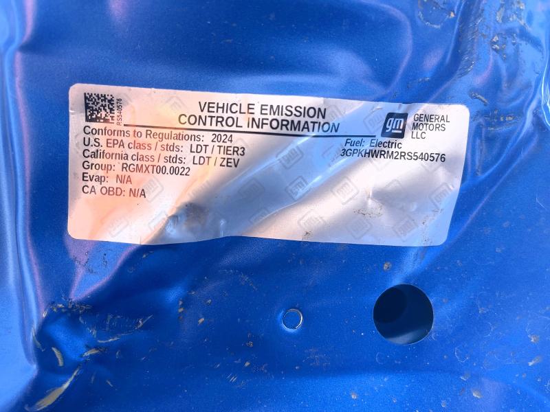 56147106 :رقم المزاد ، 3GPKHWRM2RS540576 vin ، 2024 Honda Prologue مزاد بيع