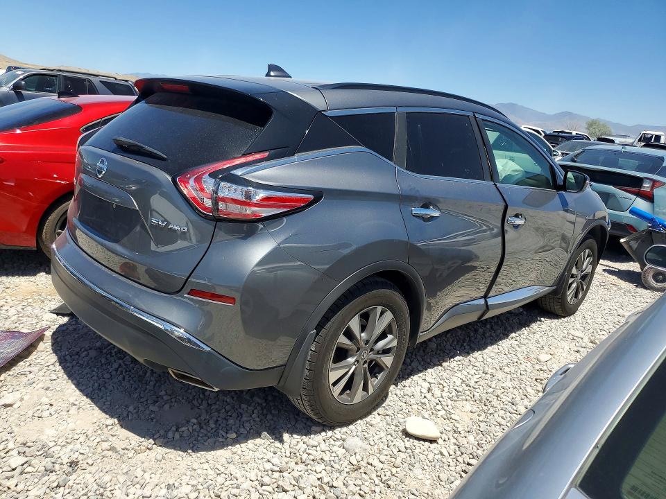 2016 Nissan Murano მანქანა იყიდება აუქციონზე, vin: 5N1AZ2MH4GN151650, აუქციონის ნომერი: 57060596