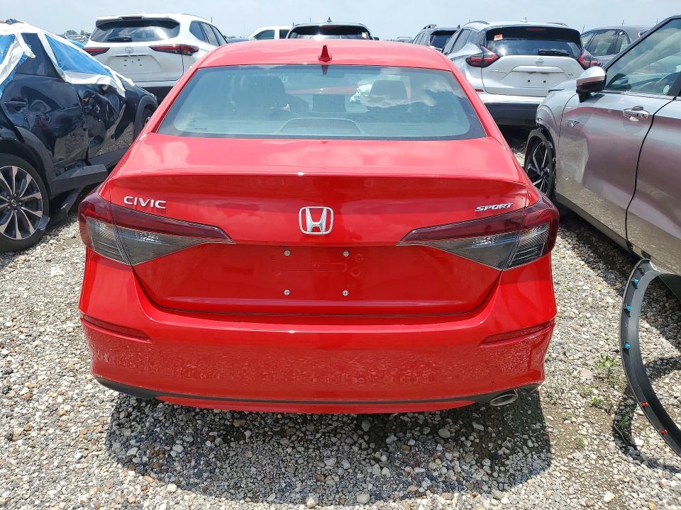 57709666 :رقم المزاد ، 2HGFE2F54SH579424 vin ، 2025 Honda Civic مزاد بيع