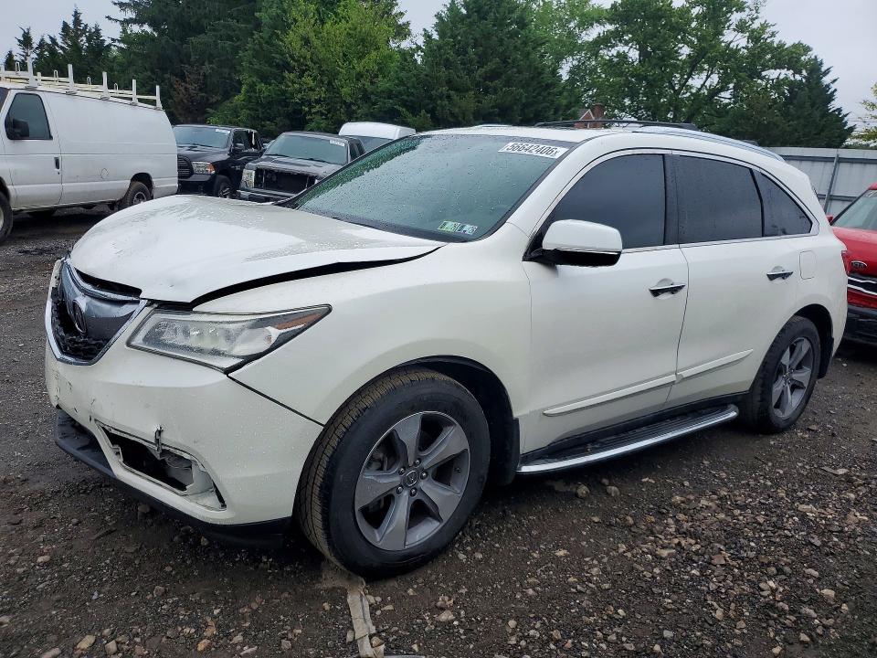 56642406 :رقم المزاد ، 5FRYD4H29EB008609 vin ، 2014 Acura Mdx مزاد بيع