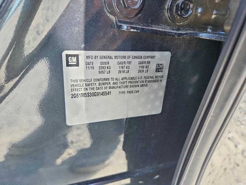 2016 Cadillac Xts მანქანა იყიდება აუქციონზე, vin: 2G61M5S30G9145541, აუქციონის ნომერი: 57141616