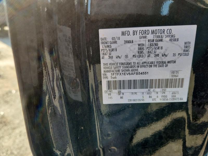 Продаж на аукціоні авто 2010 Ford F150, vin: 1FTFX1EV6AFB54551, номер лоту: 58791416