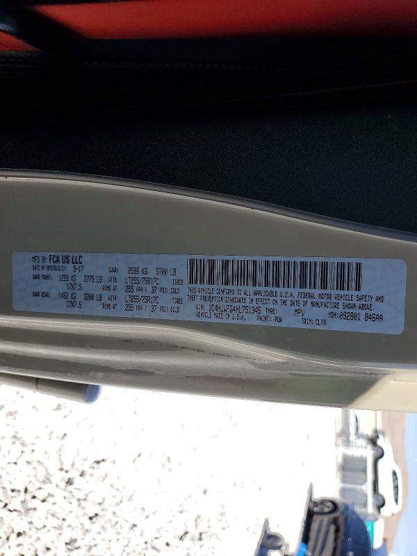 2017 Jeep Wrangler Unlimited მანქანა იყიდება აუქციონზე, vin: 1C4HJWFG4HL751345, აუქციონის ნომერი: 56715426