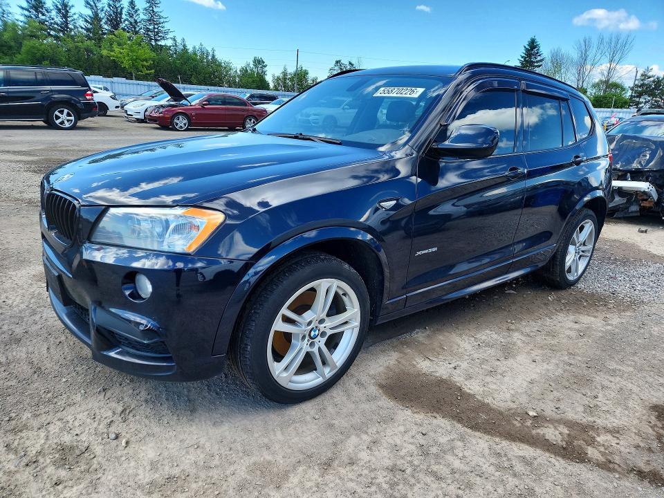 2013 Bmw X3 მანქანა იყიდება აუქციონზე, vin: 5UXWX7C58DL978500, აუქციონის ნომერი: 55870226