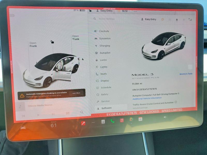Aukcja sprzedaży 2020 Tesla Model 3, vin: 5YJ3E1EA7LF797875, numer aukcji: 58433806