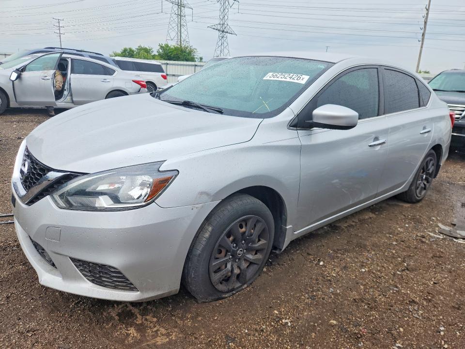 2019 Nissan Sentra მანქანა იყიდება აუქციონზე, vin: 3N1AB7AP6KY382162, აუქციონის ნომერი: 56252426