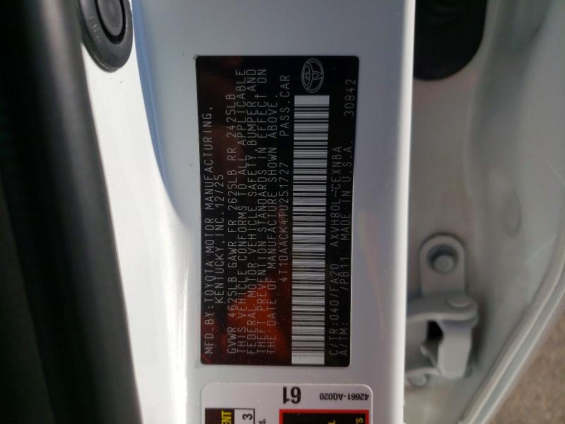 58555076 :رقم المزاد ، 4T1DAACK4TU251727 vin ، 2026 Toyota Camry مزاد بيع