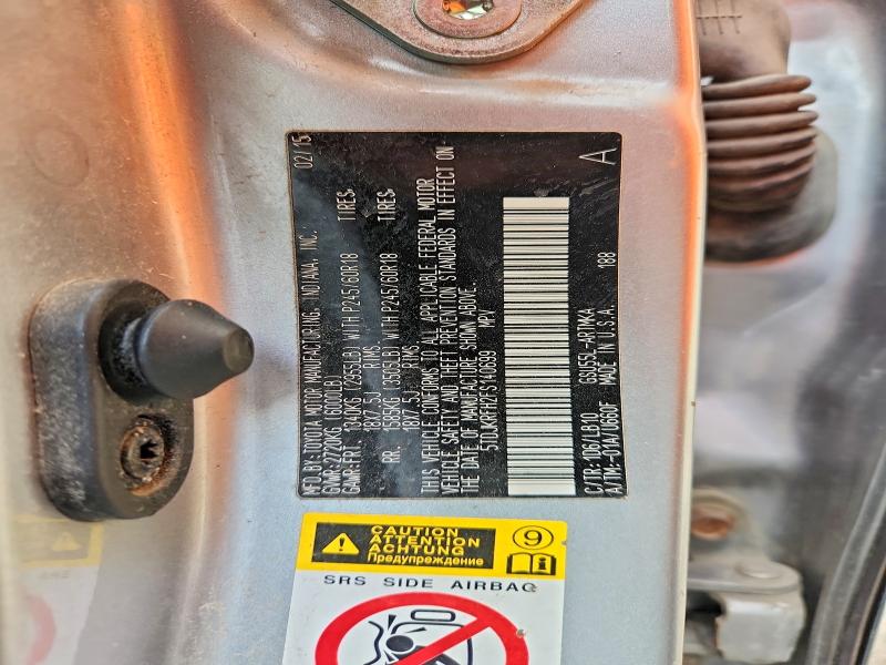 59158926 :رقم المزاد ، 5TDJKRFH2FS140699 vin ، 2015 Toyota Highlander مزاد بيع