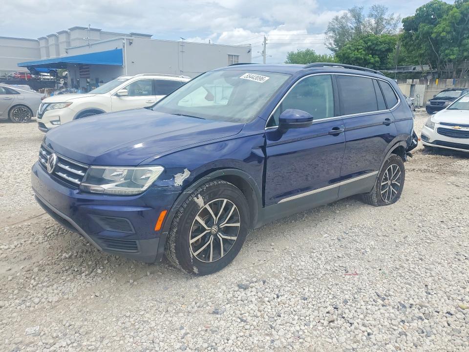Auction sale of the 2021 Volkswagen Tiguan, vin: 3VV2B7AX7MM065536, lot number: 55443096
