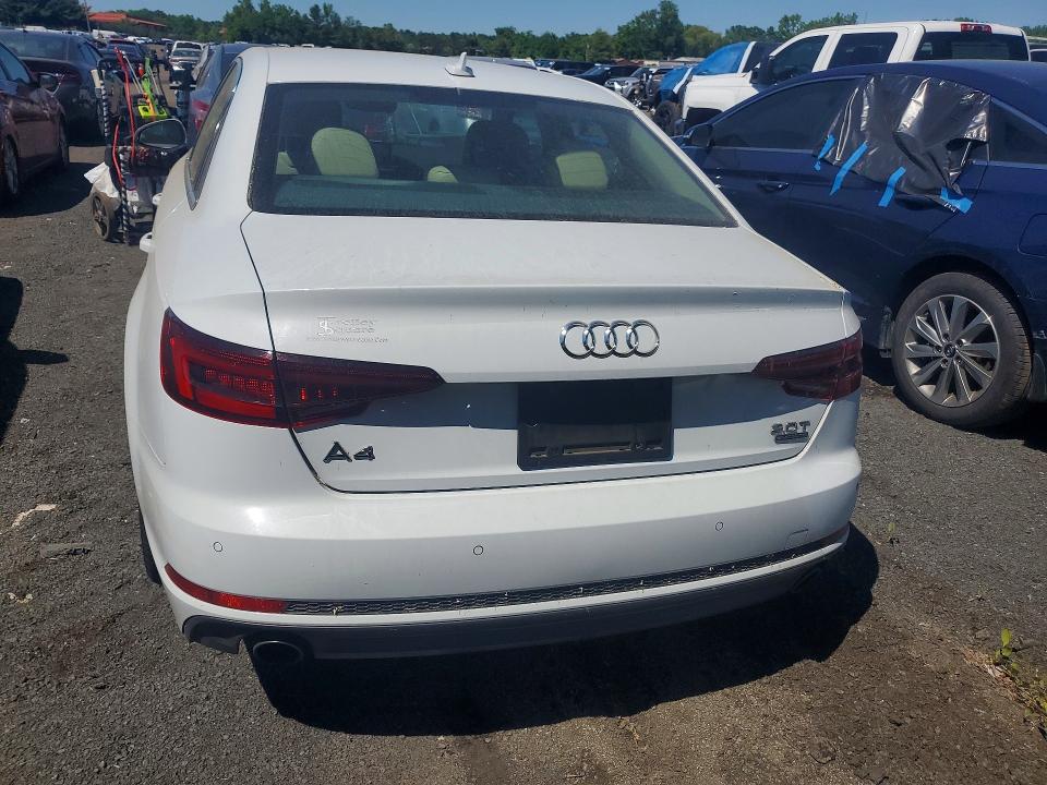 2018 Audi A4 მანქანა იყიდება აუქციონზე, vin: WAUENAF48JN013443, აუქციონის ნომერი: 55494926