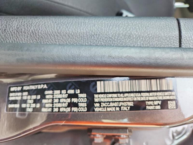 Aukcja sprzedaży 2018 Jeep Renegade, vin: ZACCJBAB7JPH37892, numer aukcji: 57688876