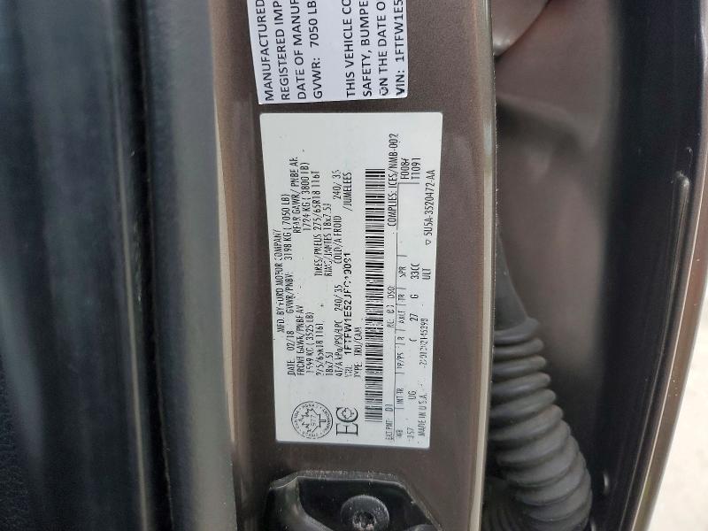 Продаж на аукціоні авто 2018 Ford F150, vin: 1FTFW1E52JFC19091, номер лоту: 55719506