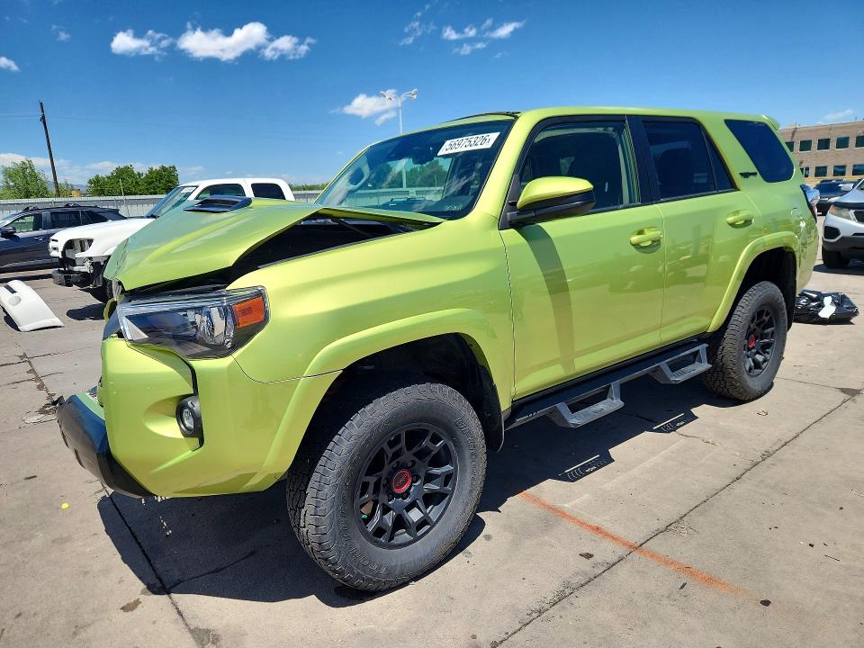2022 Toyota 4runner მანქანა იყიდება აუქციონზე, vin: JTELU5JR8N6000436, აუქციონის ნომერი: 56975326
