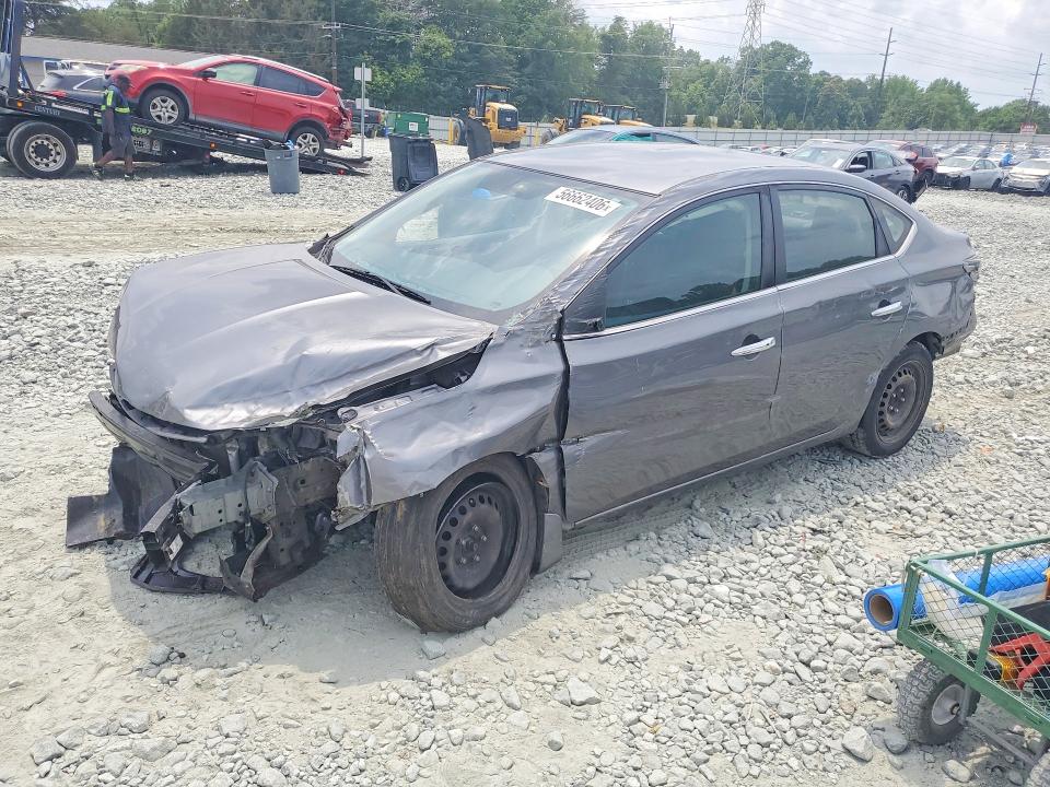 56662406 :رقم المزاد ، 3N1AB7AP7HY370255 vin ، 2017 Nissan Sentra مزاد بيع