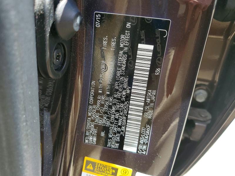 Продажа на аукционе авто 2015 Lexus Rx 350, vin: JTJBK1BA9F2482525, номер лота: 57121646