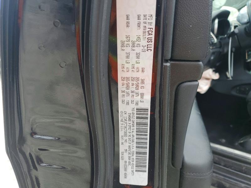 56984176 :رقم المزاد ، 1C4RJFCT0KC738993 vin ، 2019 Jeep Grand Cherokee مزاد بيع