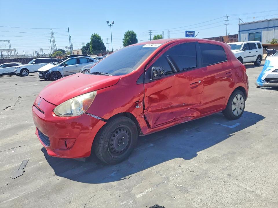 59184816 :رقم المزاد ، ML32A3HJ8FH032132 vin ، 2015 Mitsubishi Mirage مزاد بيع