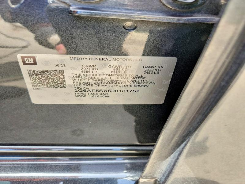 Aukcja sprzedaży 2018 Cadillac Ats, vin: 1G6AF5SX6J0181751, numer aukcji: 54081216