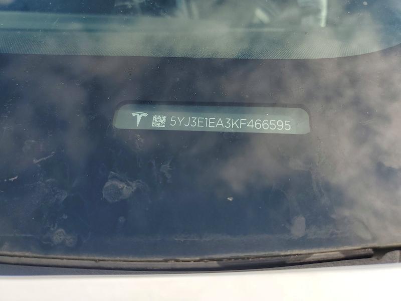 Продажа на аукционе авто 2019 Tesla Model 3, vin: 5YJ3E1EA3KF466595, номер лота: 55615766