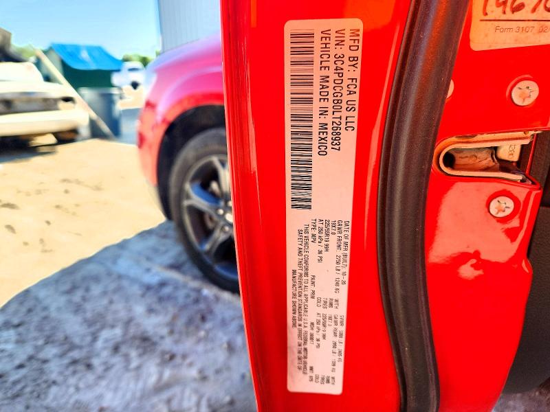 Продажа на аукционе авто 2020 Dodge Journey, vin: 3C4PDCGB0LT268937, номер лота: 58536806
