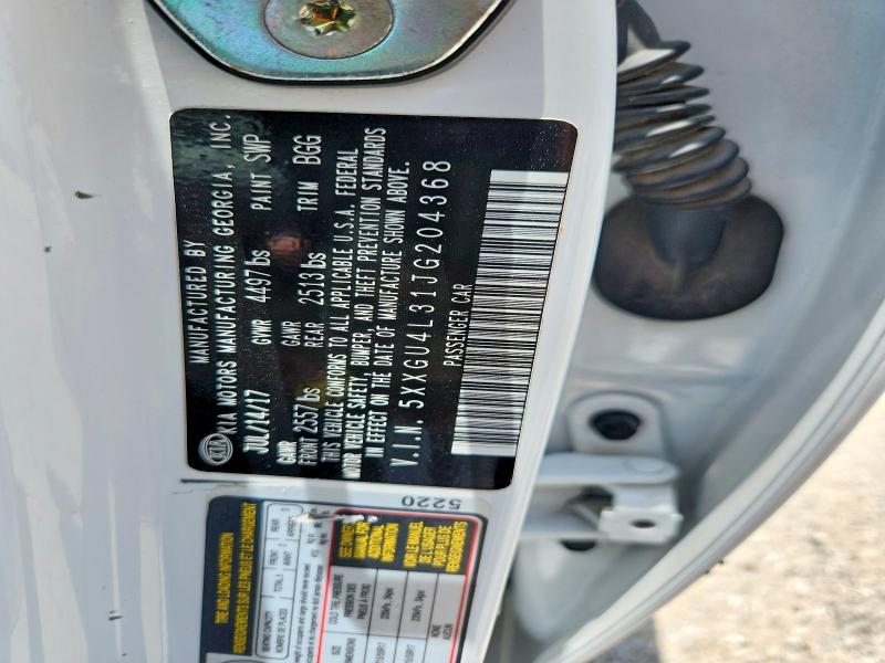 58726986 :رقم المزاد ، 5XXGU4L31JG204368 vin ، 2018 Kia Optima مزاد بيع