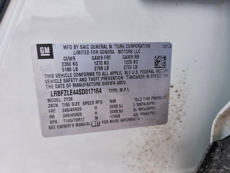 Продаж на аукціоні авто 2025 Buick Envision, vin: LRBFZLE44SD017164, номер лоту: 56996846
