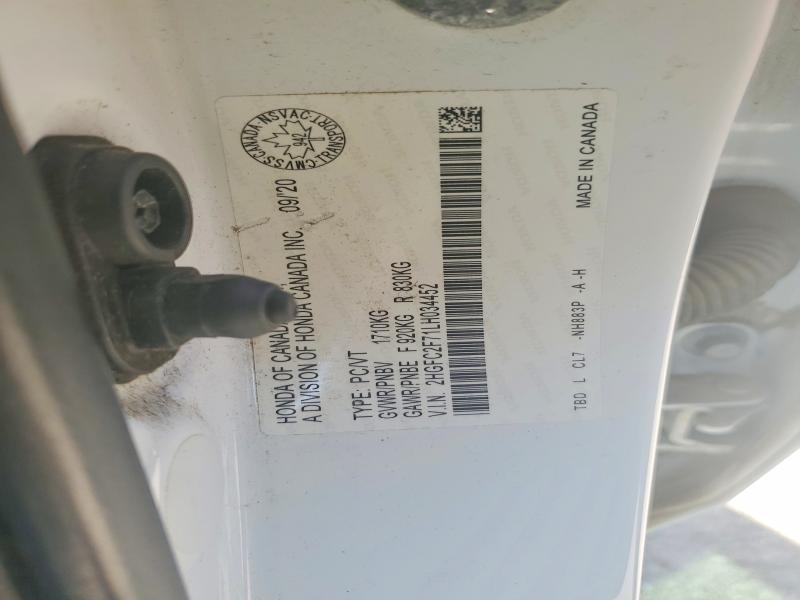 Продажа на аукционе авто 2020 Honda Civic, vin: 2HGFC2F71LH034452, номер лота: 56760486